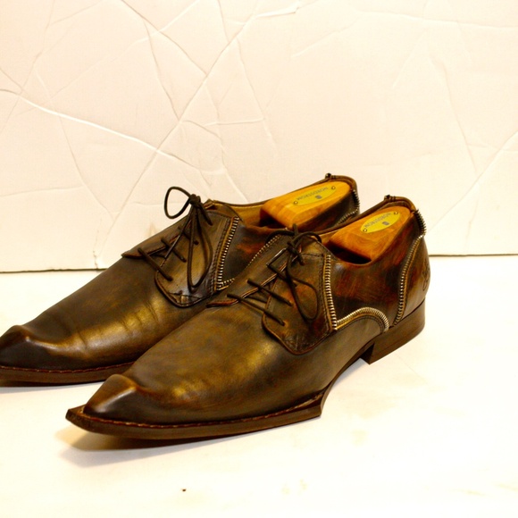 John Fluevog mens swordfish shoes - Picture 1 of 7